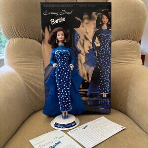 NEW AUTH EVENING PEARL PRESIDENTIAL PORCELAIN LTD BARBIE DOLL #12825